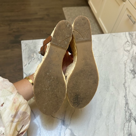Prada rafia wedge worn once. Excellent condition no sign of wear - Picture 7 of 8